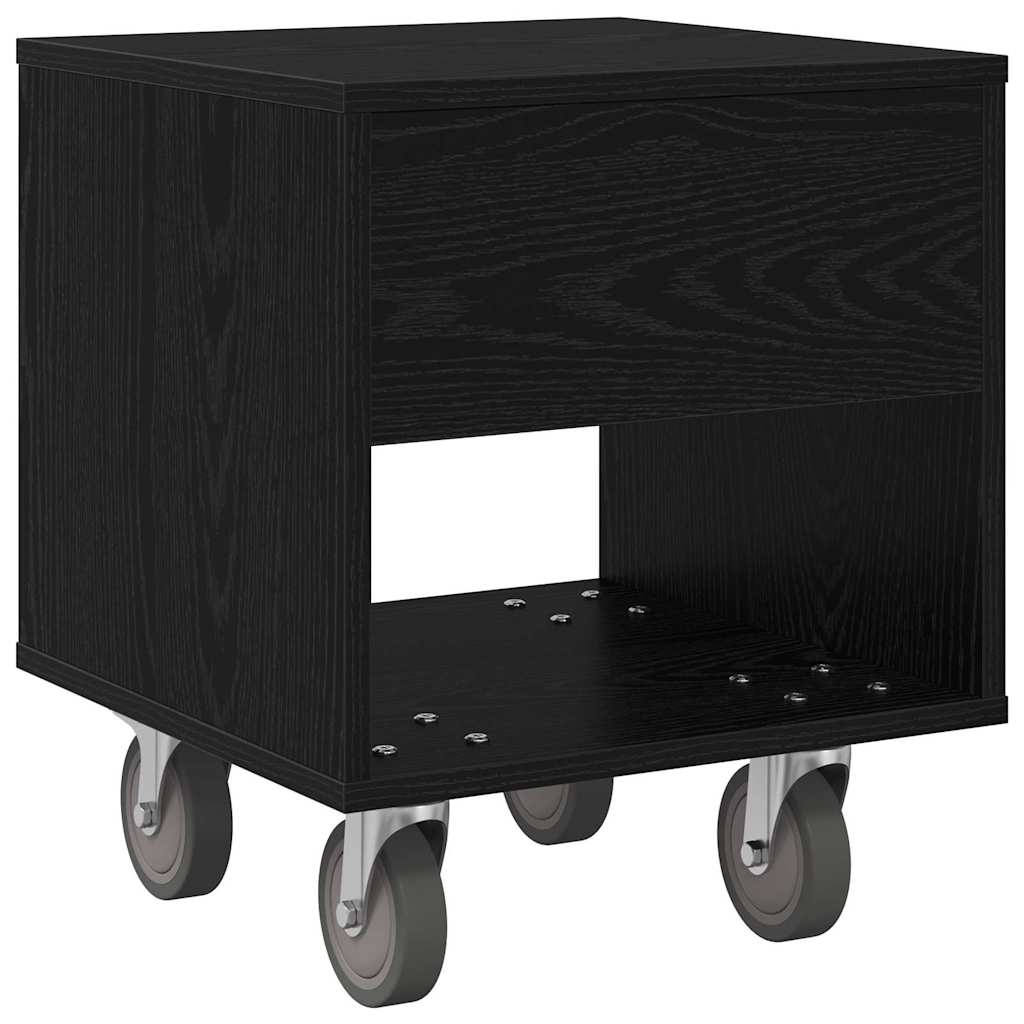 Table de chevet Chêne noir 40,5 x 40 x 48 cm Bois d'ingénierie - XIOS
