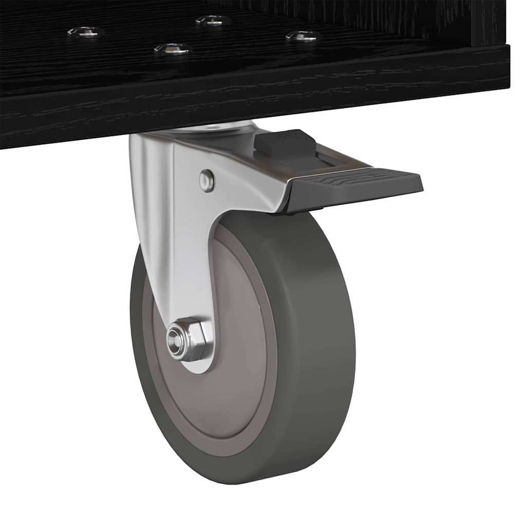 Table de chevet 2 pcs Chêne noir 40,5 x 40 x 48 cm - XIOS