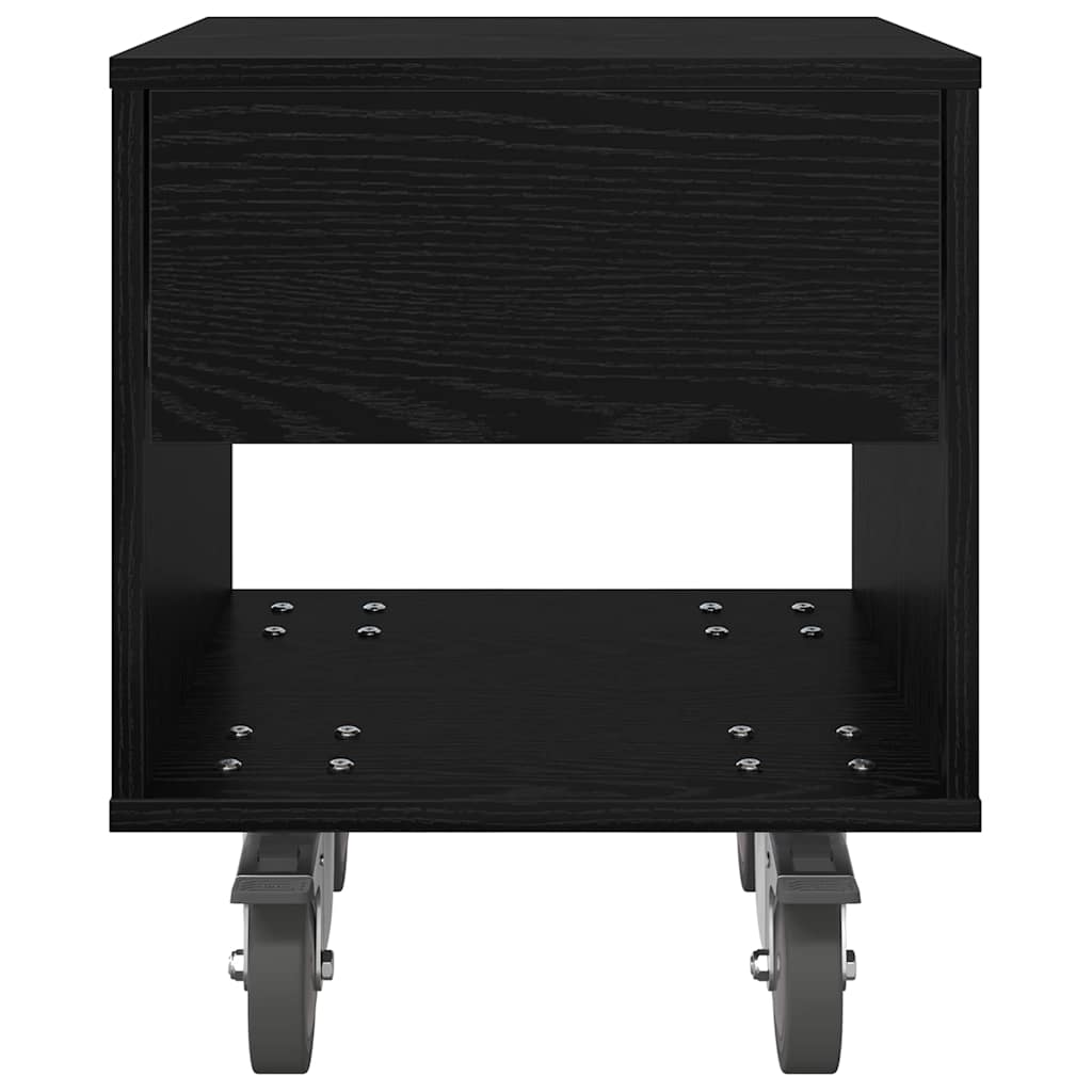 Table de chevet 2 pcs Chêne noir 40,5 x 40 x 48 cm - XIOS