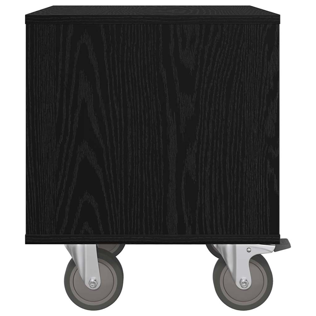 Table de chevet 2 pcs Chêne noir 40,5 x 40 x 48 cm - XIOS
