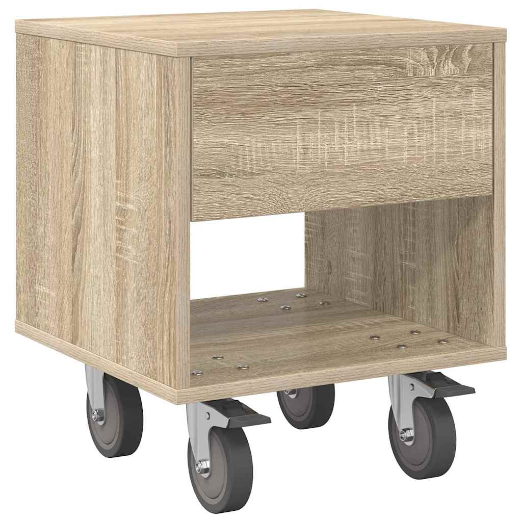 Table de chevet Chêne Sonoma 40,5 x 40 x 48 cm - XIOS