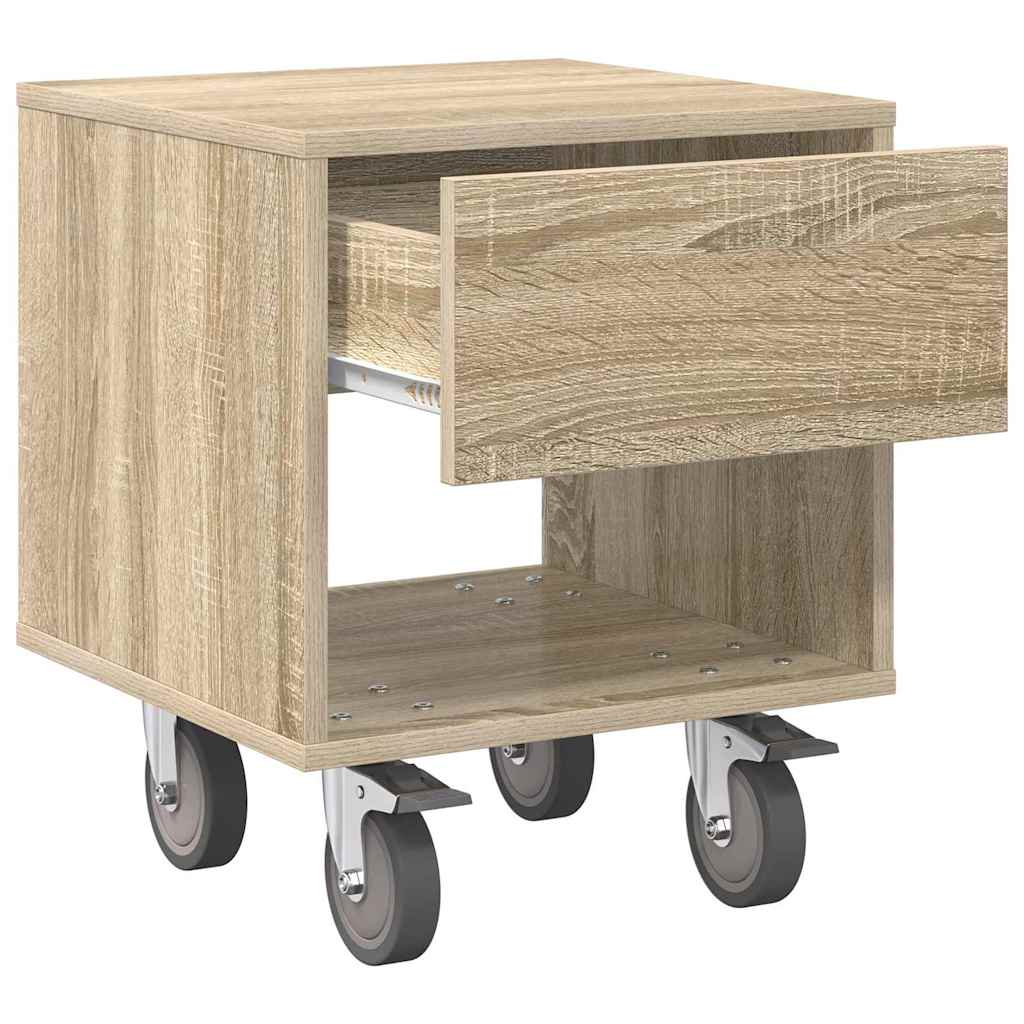 Table de chevet 2 pcs Chêne Sonoma 40,5 x 40 x 48 cm - XIOS