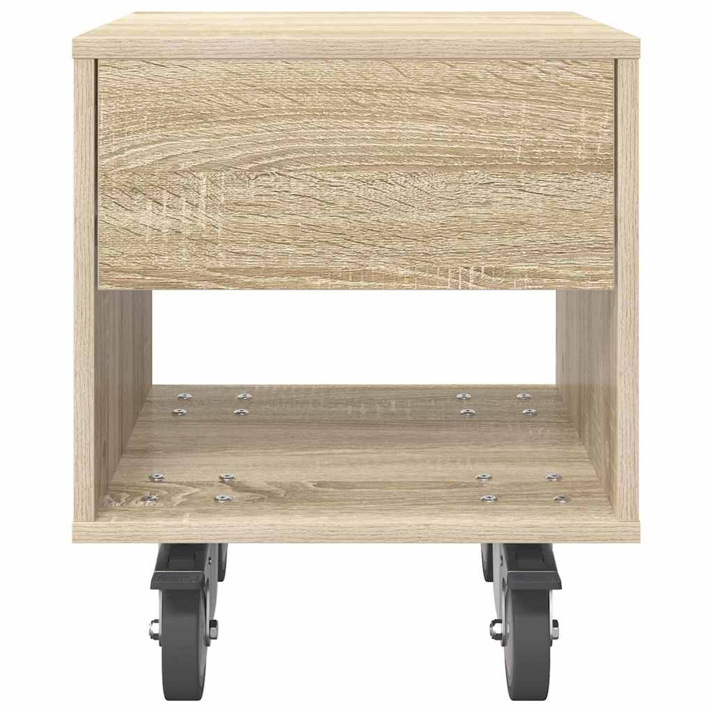 Table de chevet 2 pcs Chêne Sonoma 40,5 x 40 x 48 cm - XIOS