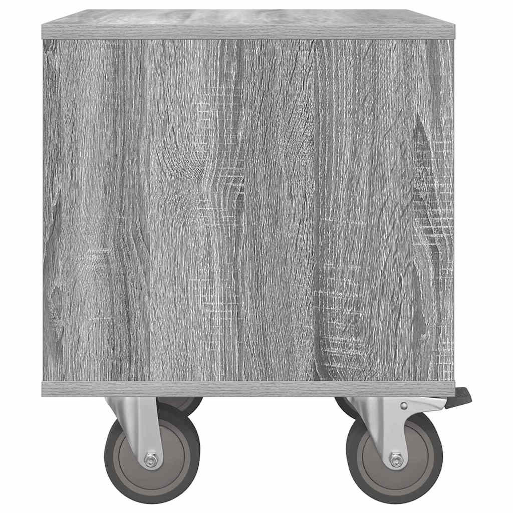 Table de chevet 2 pcs Gris Sonoma 40,5 x 40 x 48 cm - XIOS