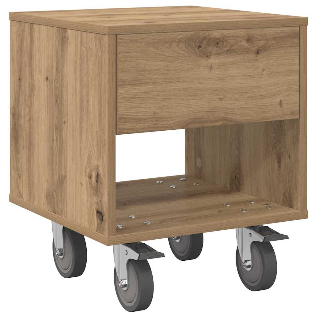 Table de chevet 2 pcs Chêne artisanal 40,5 x 40 x 48 cm - XIOS