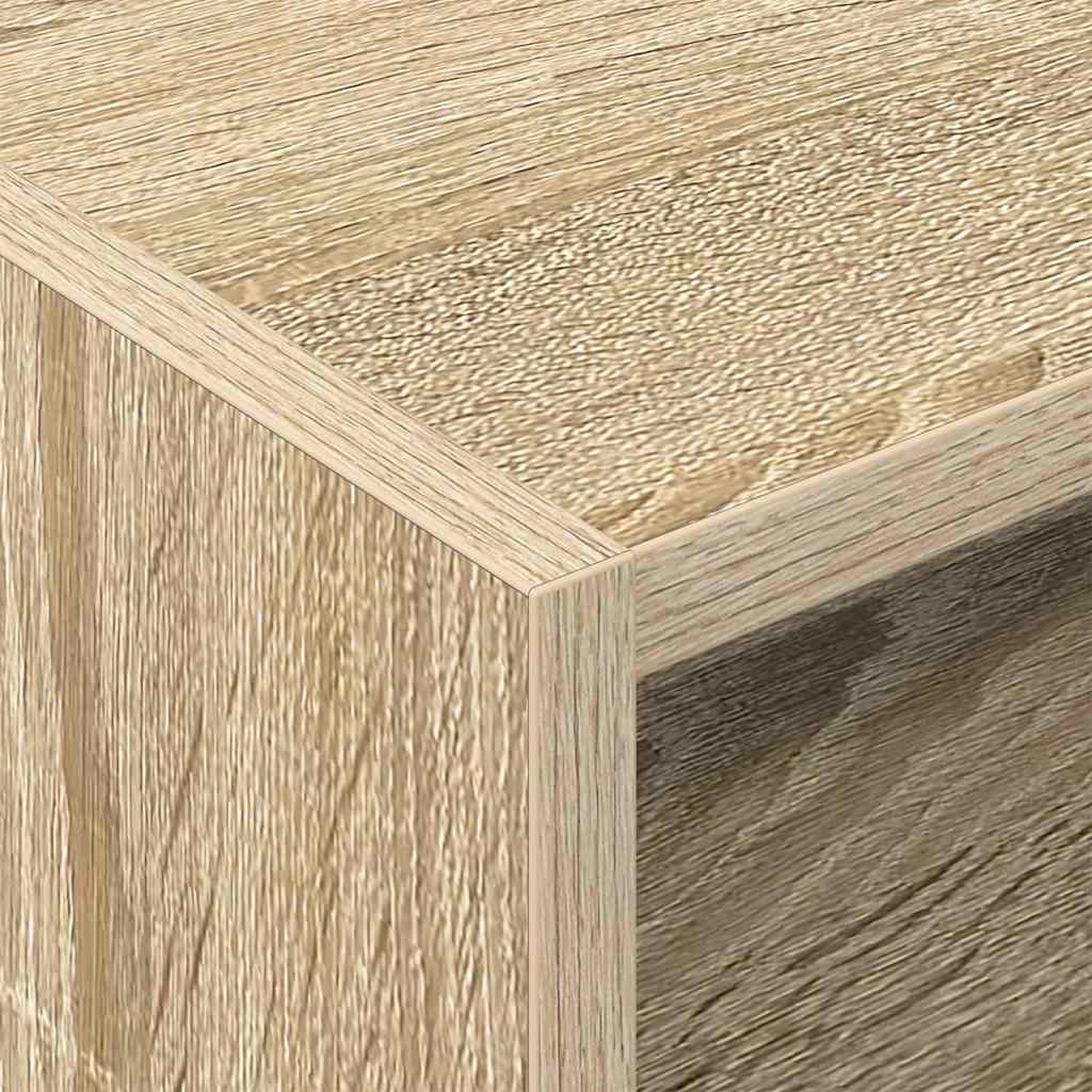Meuble à vinyles avec étagère Chêne Sonoma 78,5 x 35 x 45 cm - XIOS