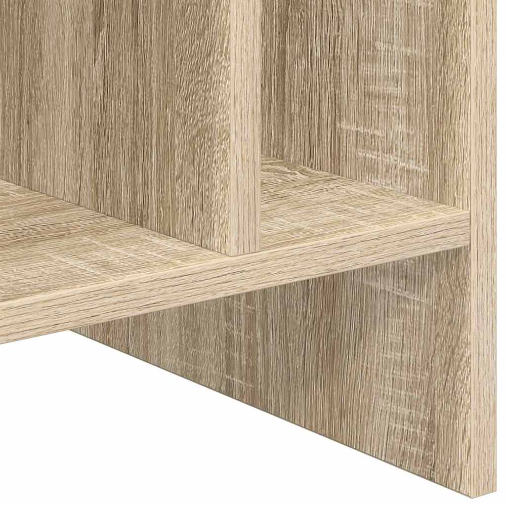 Meuble à vinyles avec étagère Chêne Sonoma 78,5 x 35 x 45 cm - XIOS