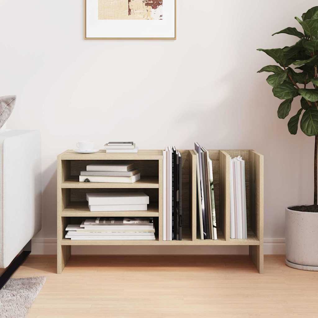 Meuble à vinyles avec étagère Chêne Sonoma 78,5 x 35 x 45 cm - XIOS