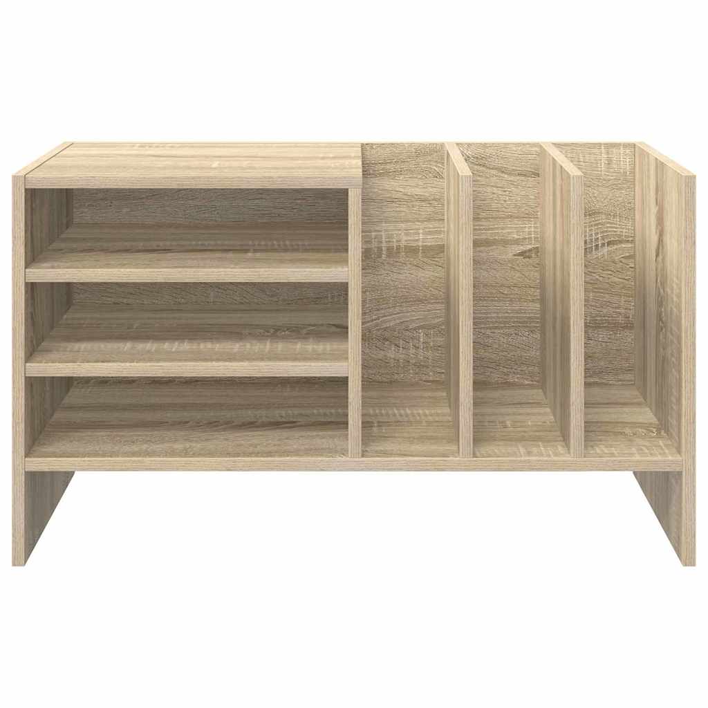 Meuble à vinyles avec étagère Chêne Sonoma 78,5 x 35 x 45 cm - XIOS