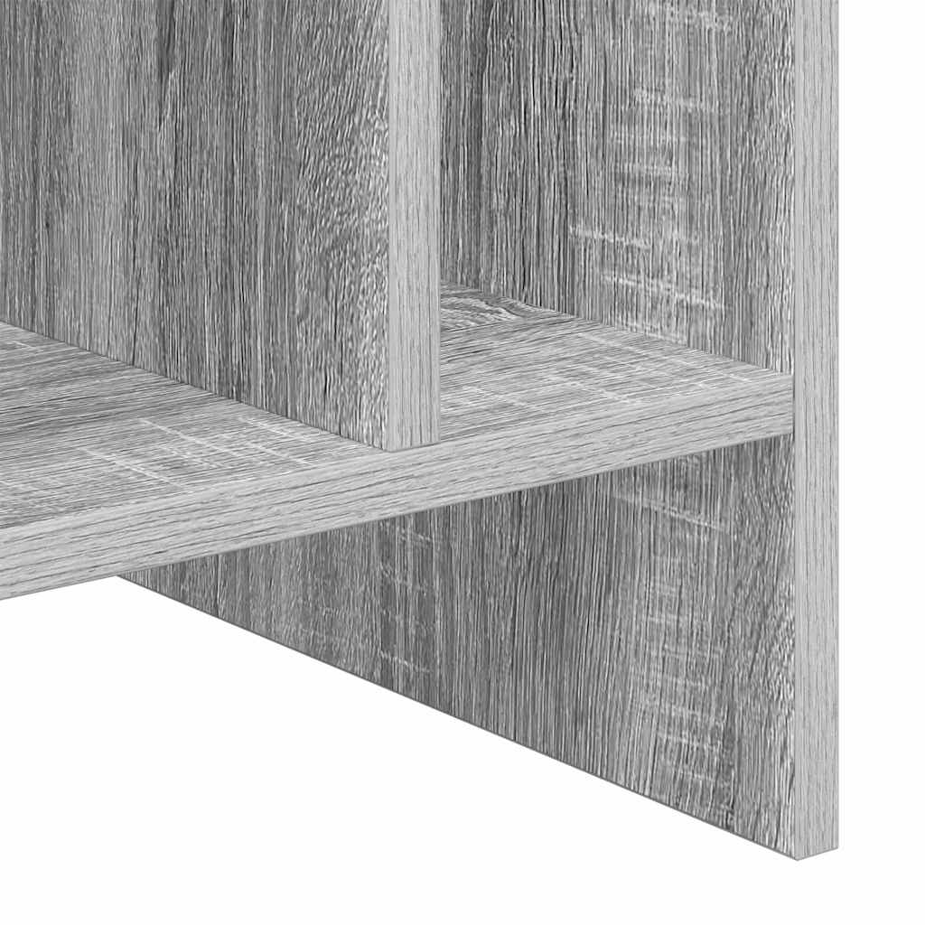 Meuble à vinyles Gris Sonoma 78,5 x 35 x 45 cm - XIOS