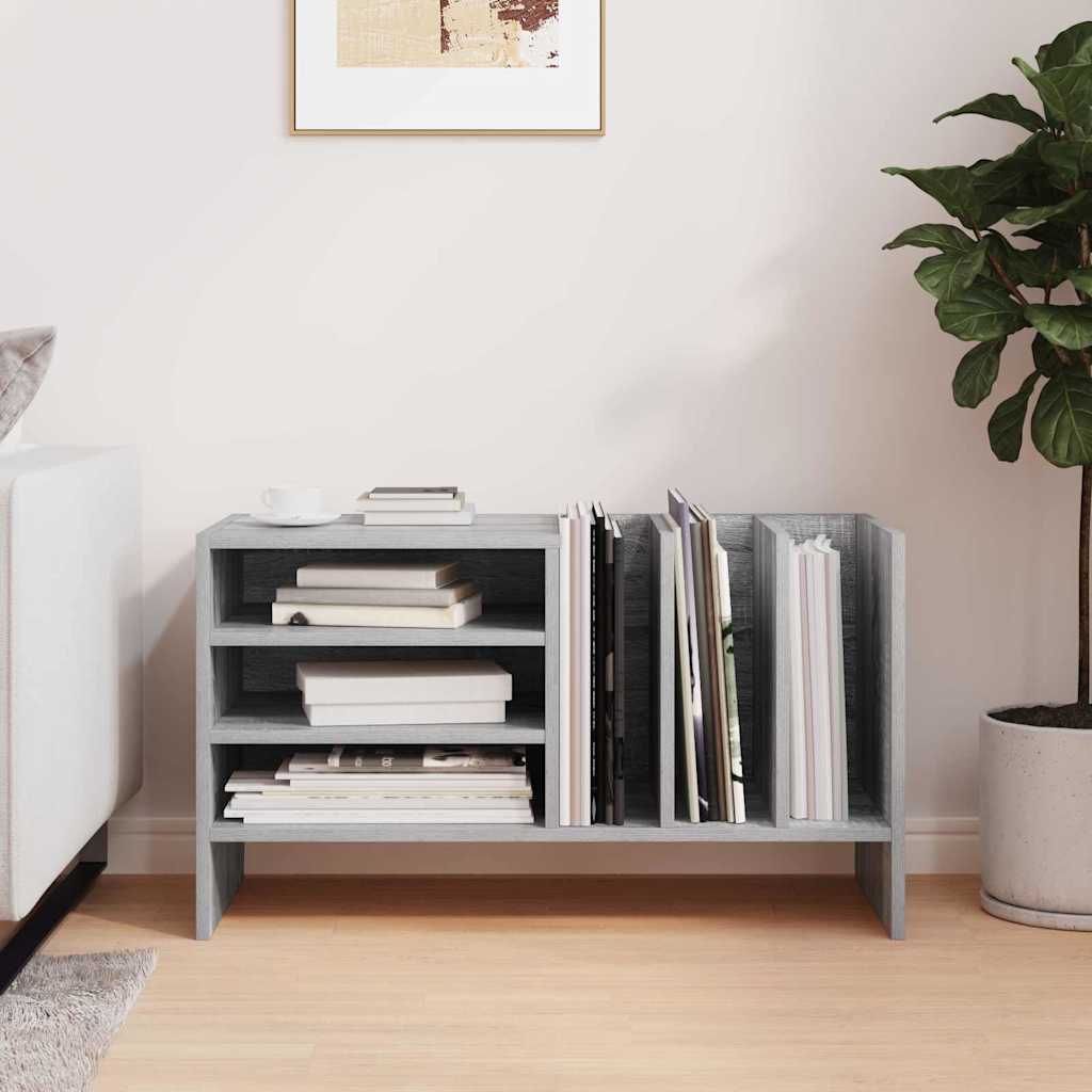 Meuble à vinyles Gris Sonoma 78,5 x 35 x 45 cm - XIOS