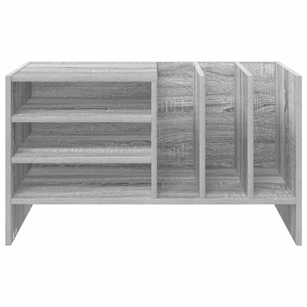 Meuble à vinyles Gris Sonoma 78,5 x 35 x 45 cm - XIOS