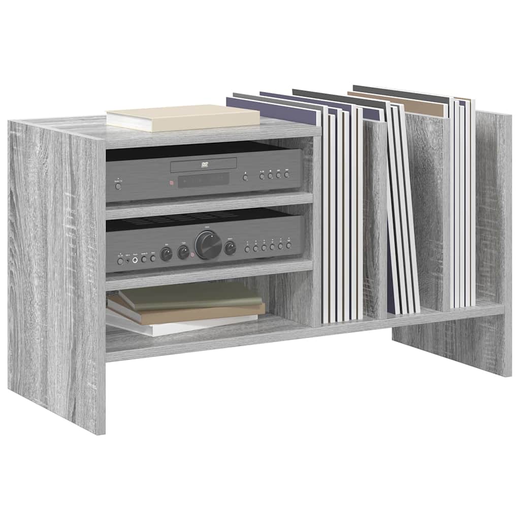Meuble à vinyles Gris Sonoma 78,5 x 35 x 45 cm - XIOS