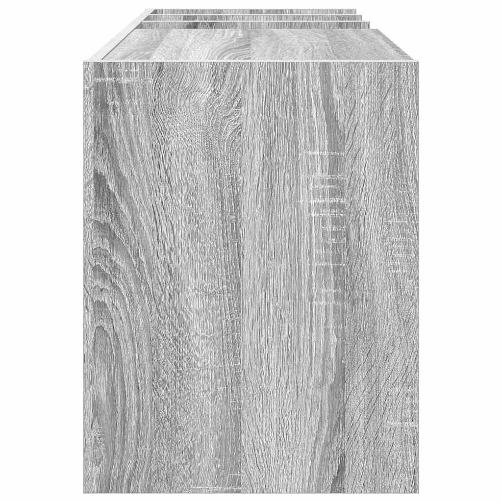 Meuble à vinyles Gris Sonoma 78,5 x 35 x 45 cm - XIOS