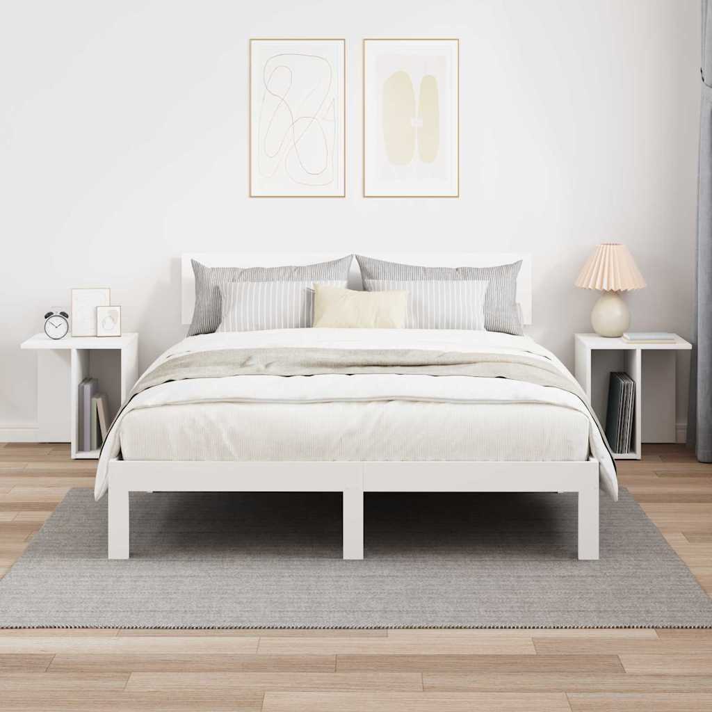 Table d'appoint 2 pcs Blanc 37 x 32 x 40 cm Bois d'ingénierie - XIOS