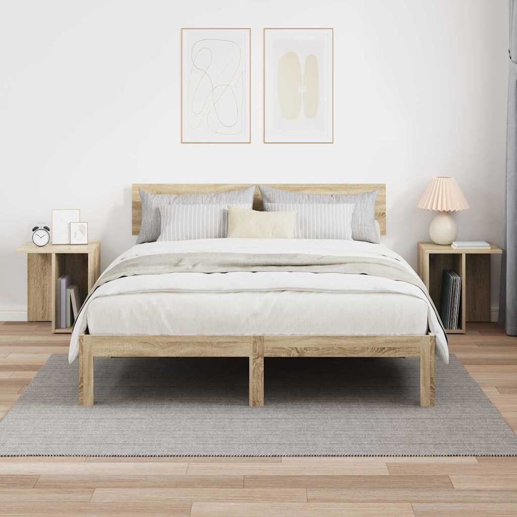 Table d'appoint 2 pcs Chêne Sonoma 37 x 32 x 40 cm - XIOS