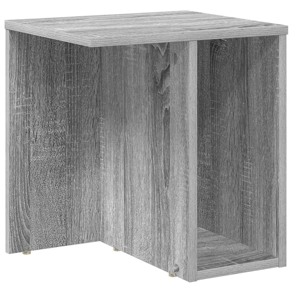 Table d'appoint Gris Sonoma 37 x 32 x 40 cm Bois d'ingénierie - XIOS