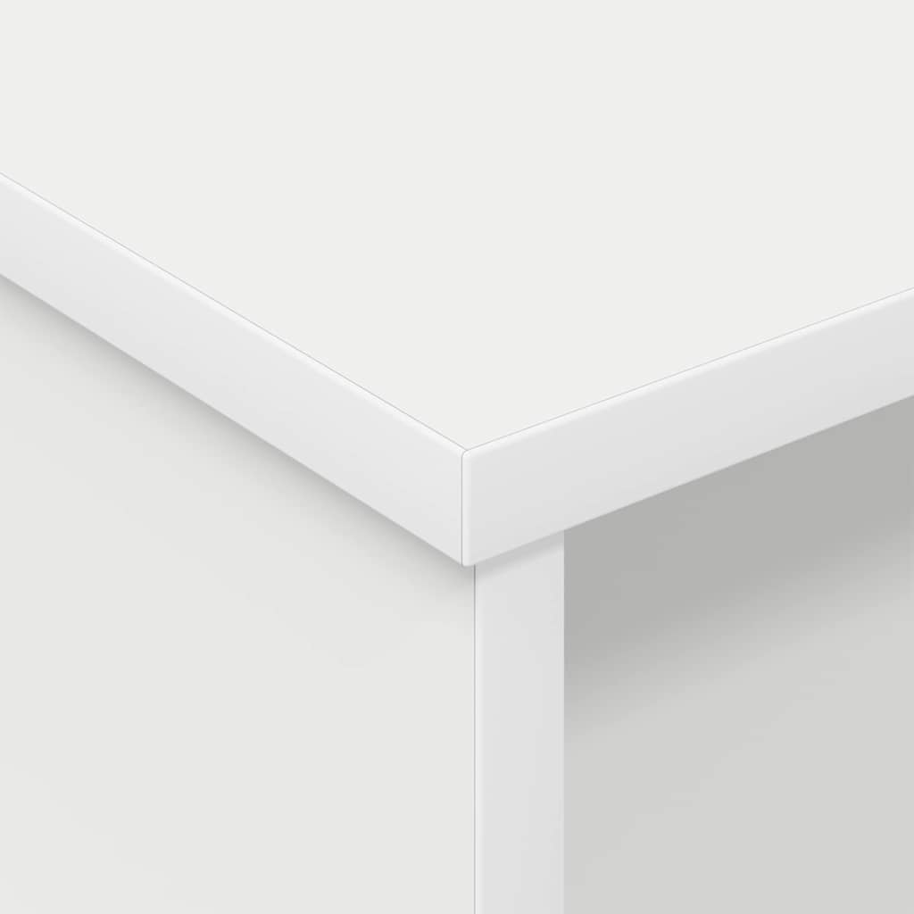 Table de chevet 2 pcs Blanc 40 x 31 x 15 cm Bois d'ingénierie - XIOS