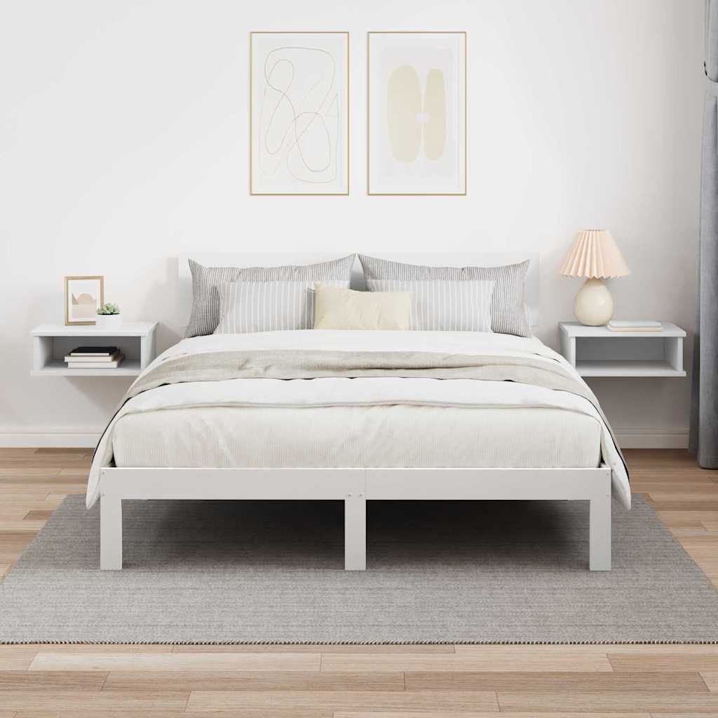 Table de chevet 2 pcs Blanc 40 x 31 x 15 cm Bois d'ingénierie - XIOS