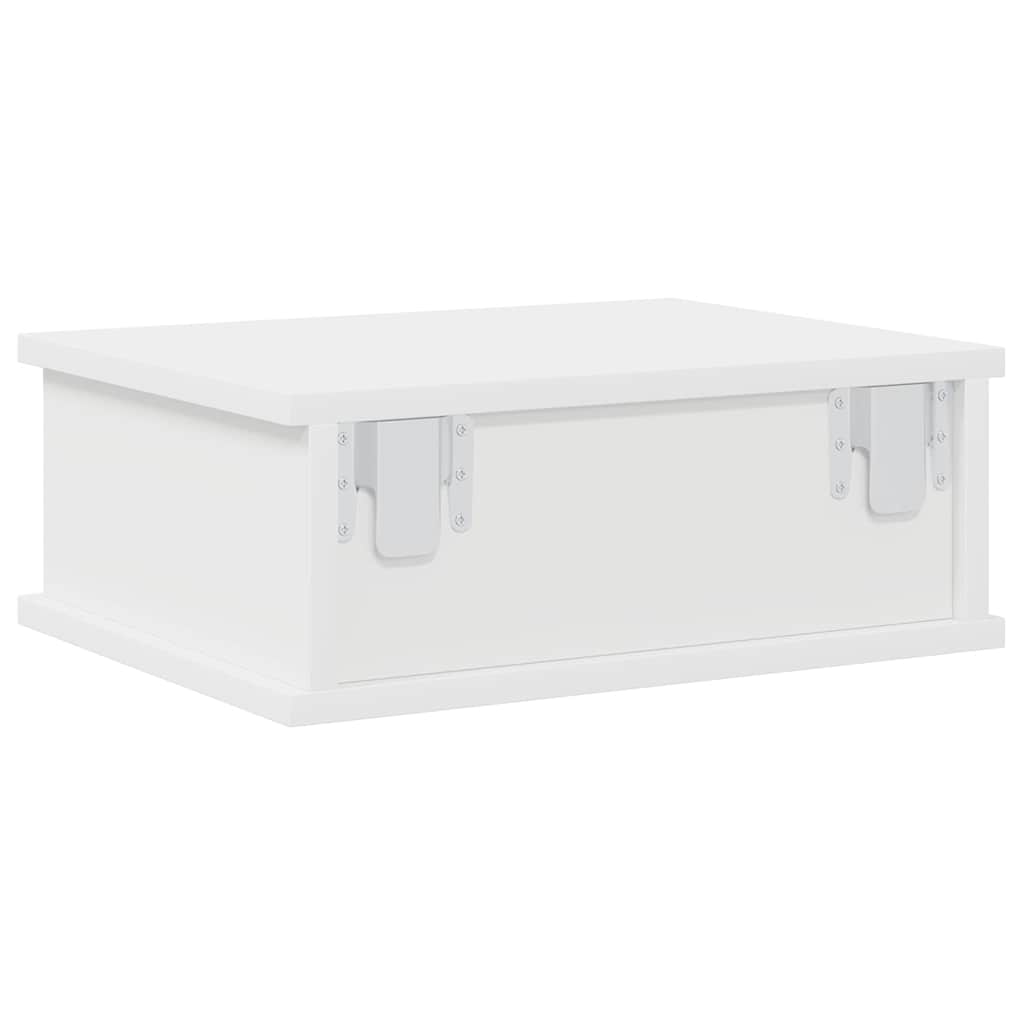 Table de chevet 2 pcs Blanc 40 x 31 x 15 cm Bois d'ingénierie - XIOS