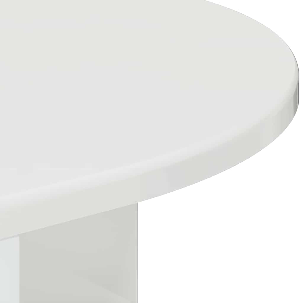 Table d'appoint Blanc brillant 29,6 x 29,6 x 60 cm - XIOS