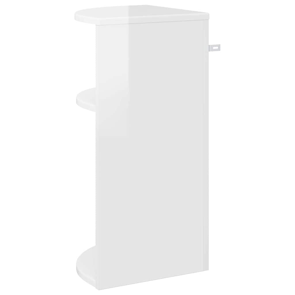 Table d'appoint Blanc brillant 29,6 x 29,6 x 60 cm - XIOS