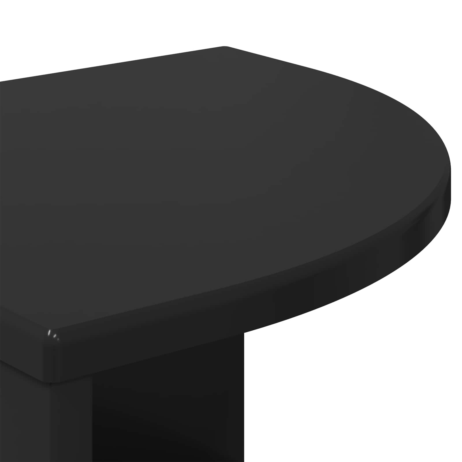 Table d'appoint Noir 39,7 x 39,7 x 60 cm Bois d'ingénierie