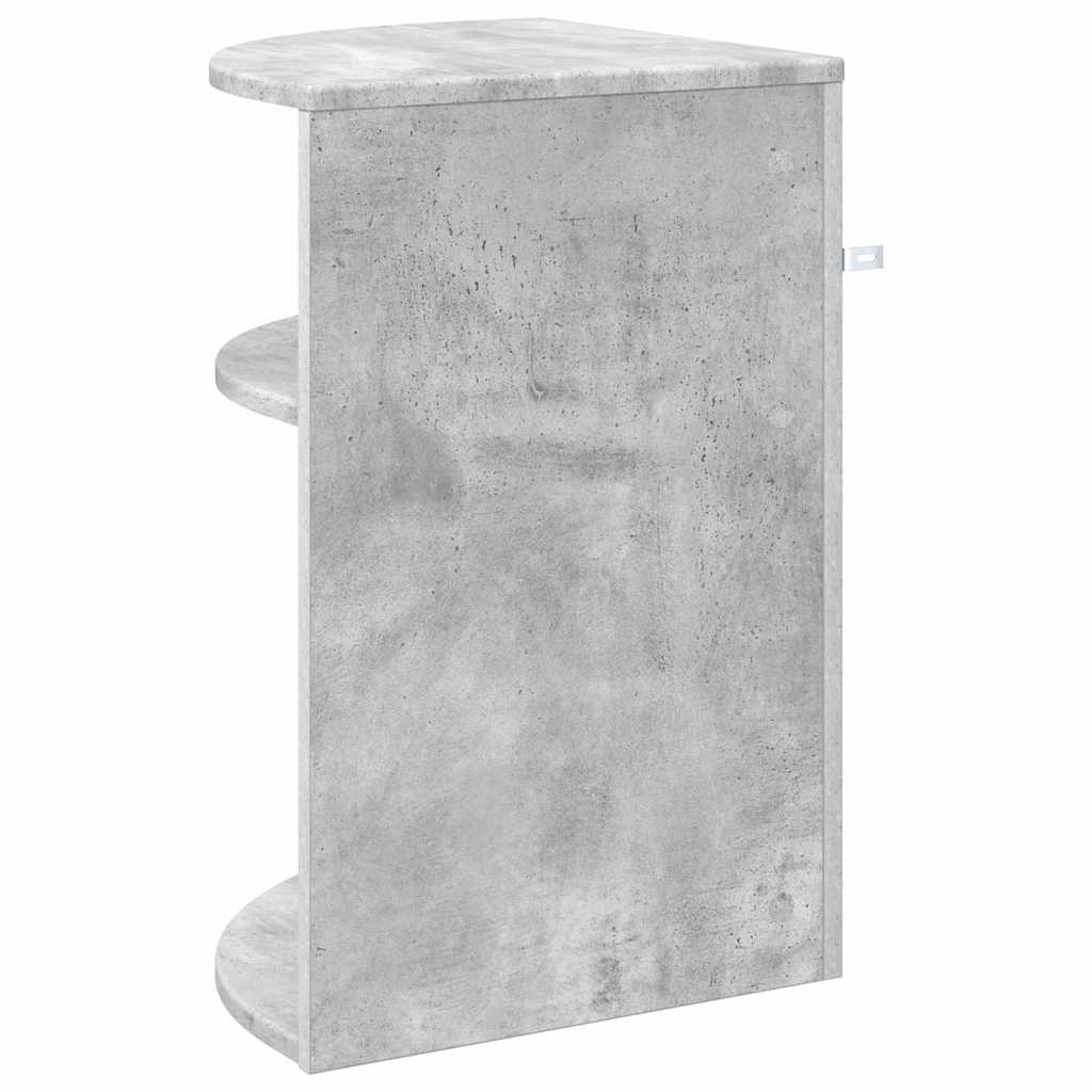 Table d'appoint Gris béton 39,7 x 39,7 x 60 cm - XIOS
