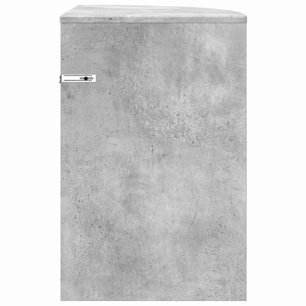 Table d'appoint Gris béton 39,7 x 39,7 x 60 cm - XIOS