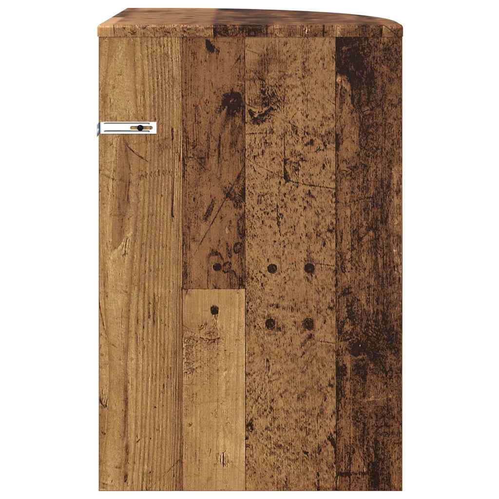 Table d'appoint Bois ancien 39,7 x 39,7 x 60 cm - XIOS