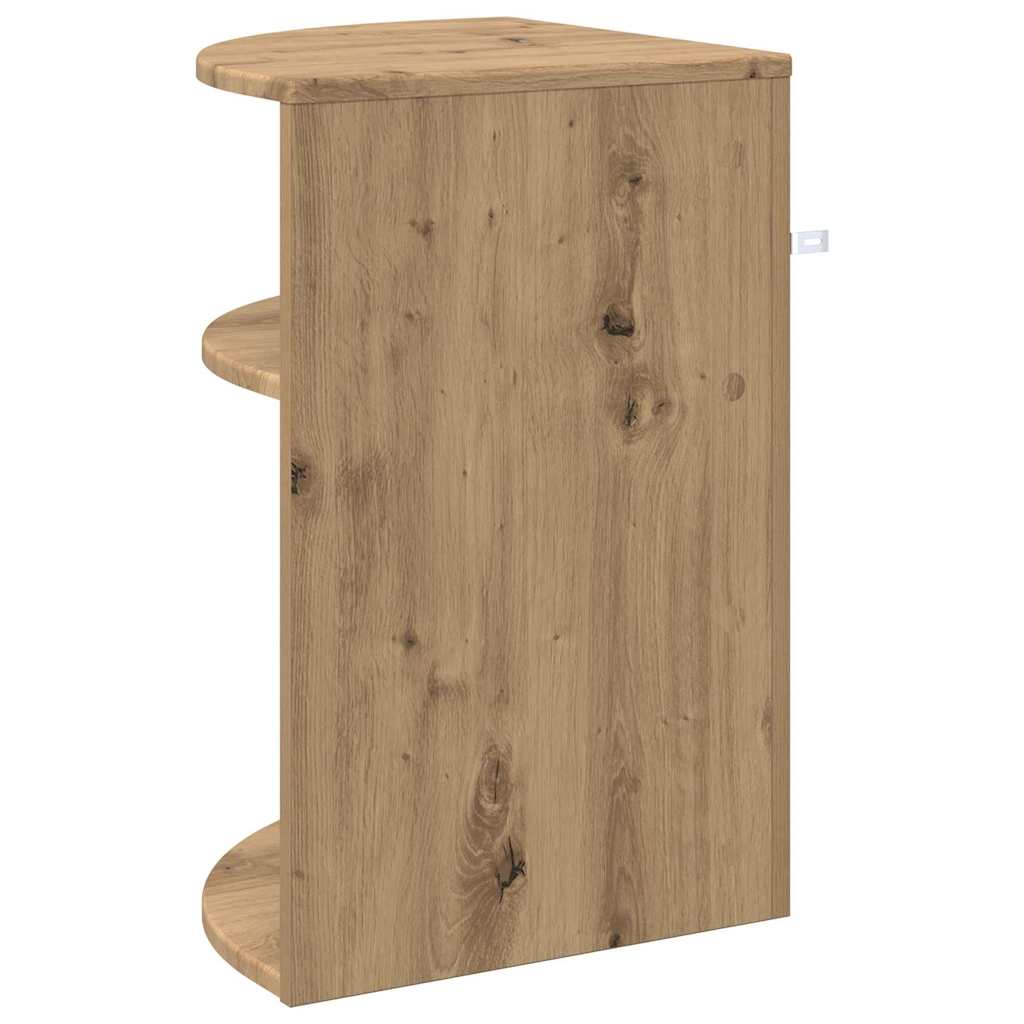 Table d'appoint Chêne artisanal 39,7 x 39,7 x 60 cm - XIOS