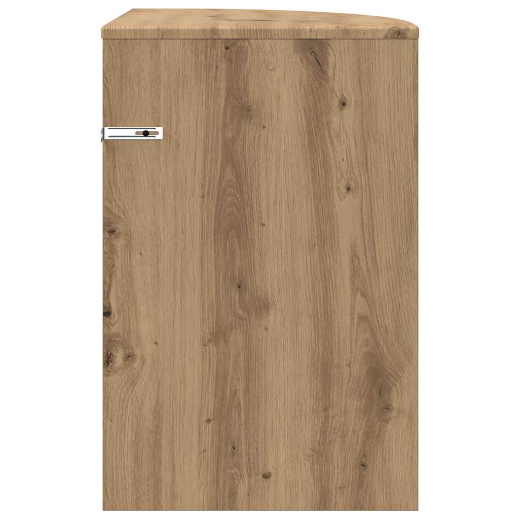 Table d'appoint Chêne artisanal 39,7 x 39,7 x 60 cm - XIOS