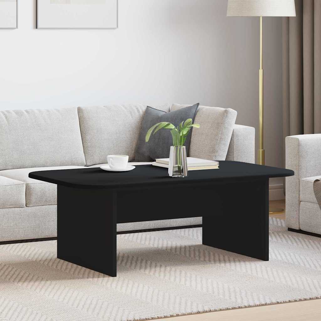 Table basse Noir 93 x 53 x 33 cm Bois d'ingénierie - XIOS