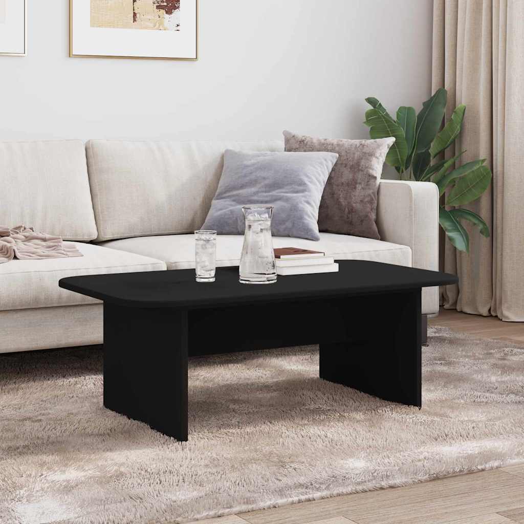 Table basse Noir 93 x 53 x 33 cm Bois d'ingénierie - XIOS