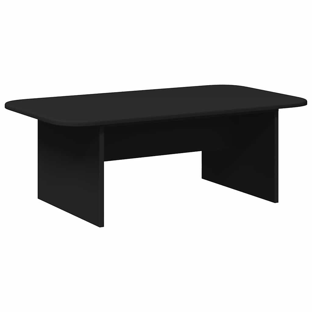 Table basse Noir 93 x 53 x 33 cm Bois d'ingénierie - XIOS