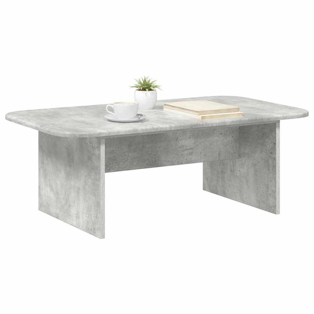Table basse Gris béton 93 x 53 x 33 cm Bois d'ingénierie - XIOS