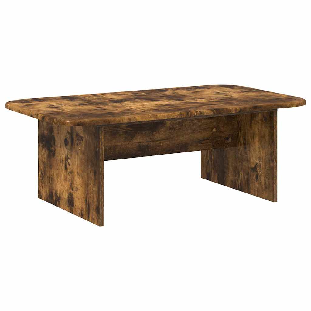 Table basse Chêne fumé 93 x 53 x 33 cm Bois d'ingénierie - XIOS