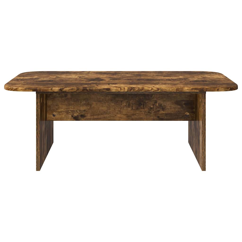 Table basse Chêne fumé 93 x 53 x 33 cm Bois d'ingénierie - XIOS