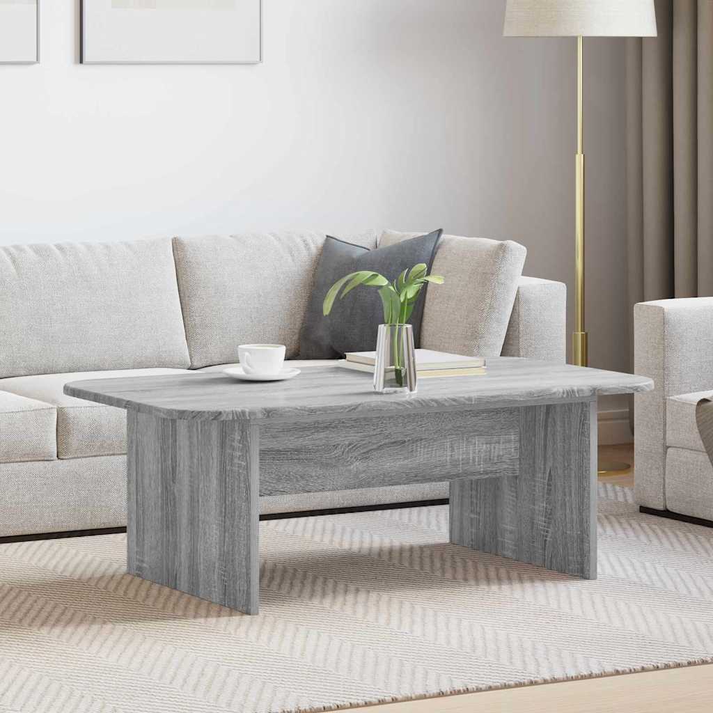 Table basse Gris Sonoma 93 x 53 x 33 cm Bois d'ingénierie - XIOS