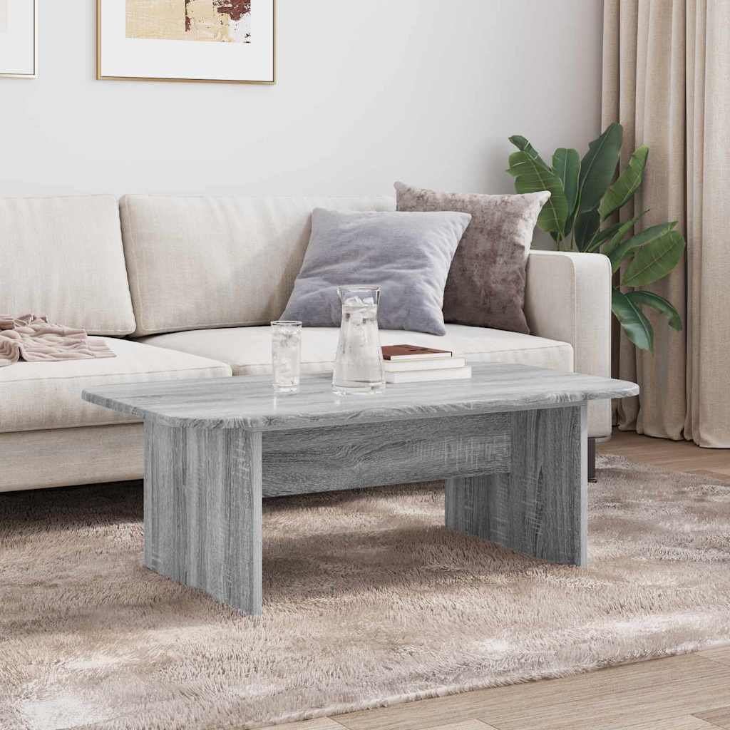 Table basse Gris Sonoma 93 x 53 x 33 cm Bois d'ingénierie - XIOS