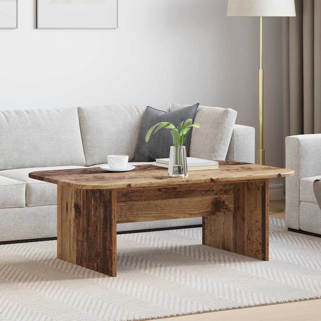 Table basse Bois ancien 93 x 53 x 33 cm Bois d'ingénierie - XIOS