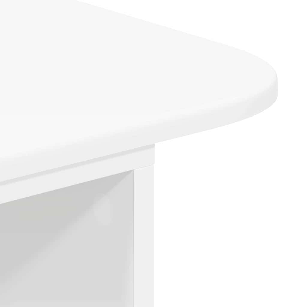 Table console Blanc 93 x 40 x 75 cm Bois d'ingénierie - XIOS