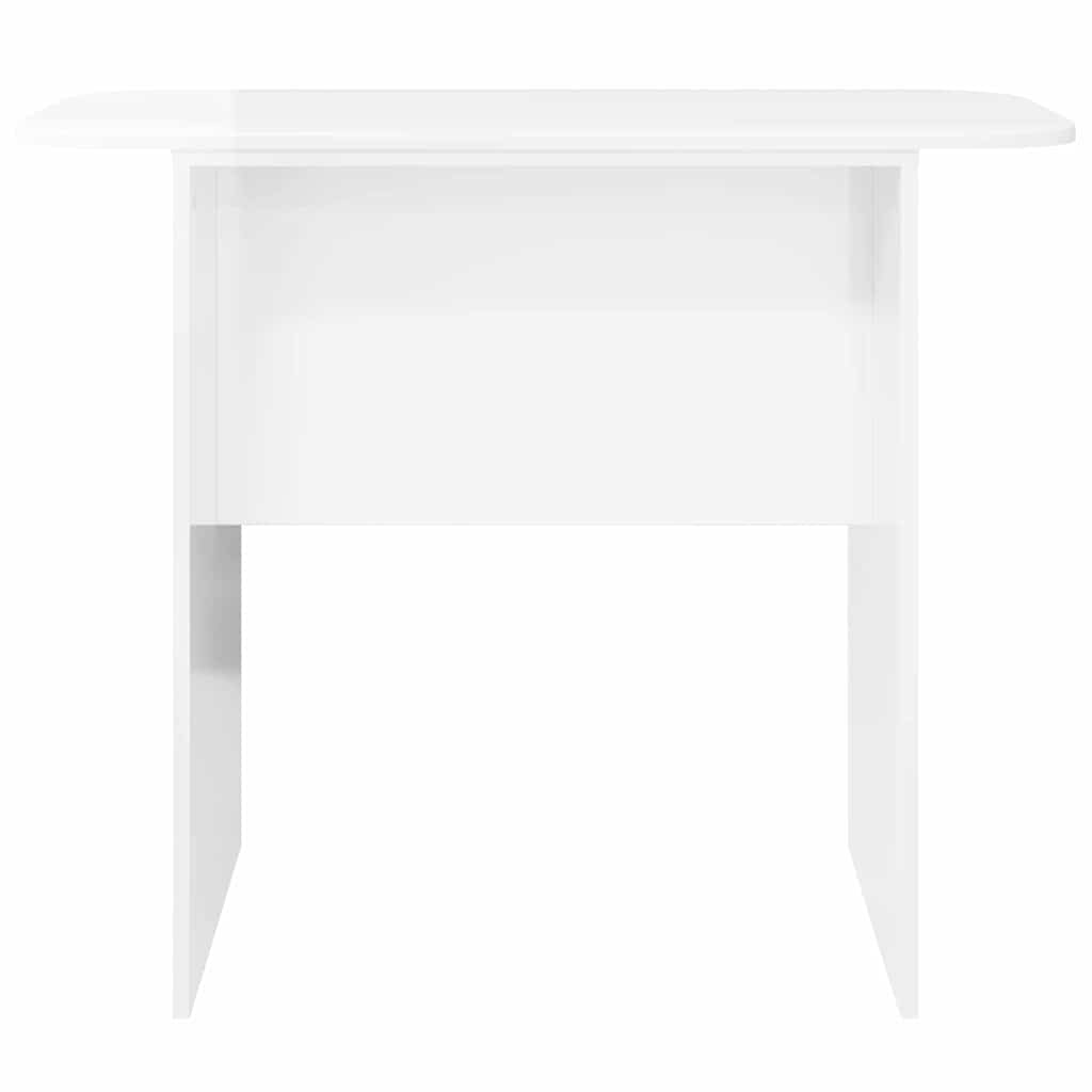 Table console Blanc brillant 93 x 40 x 75 cm Bois d'ingénierie - XIOS