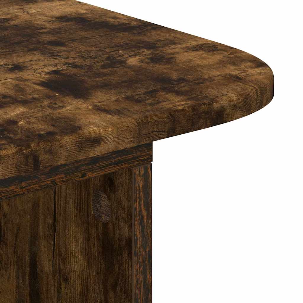 Table console Chêne fumé 93 x 40 x 75 cm Bois d'ingénierie - XIOS