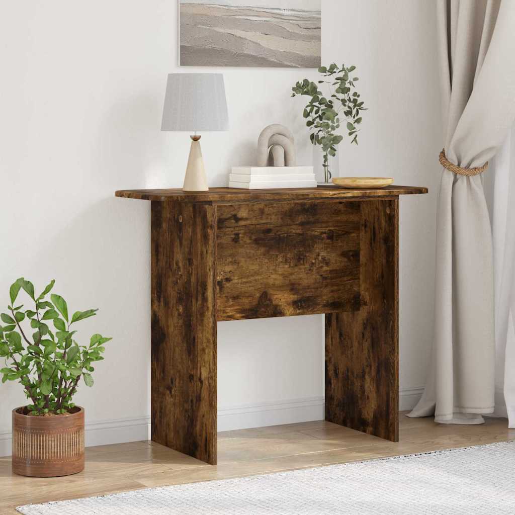 Table console Chêne fumé 93 x 40 x 75 cm Bois d'ingénierie - XIOS