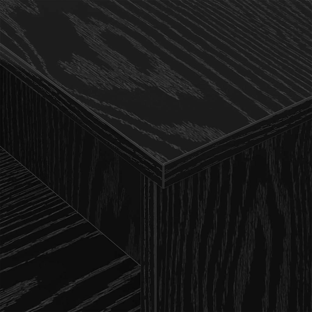 Table console Chêne noir 80 x 50 x 225 cm Bois d'ingénierie - XIOS