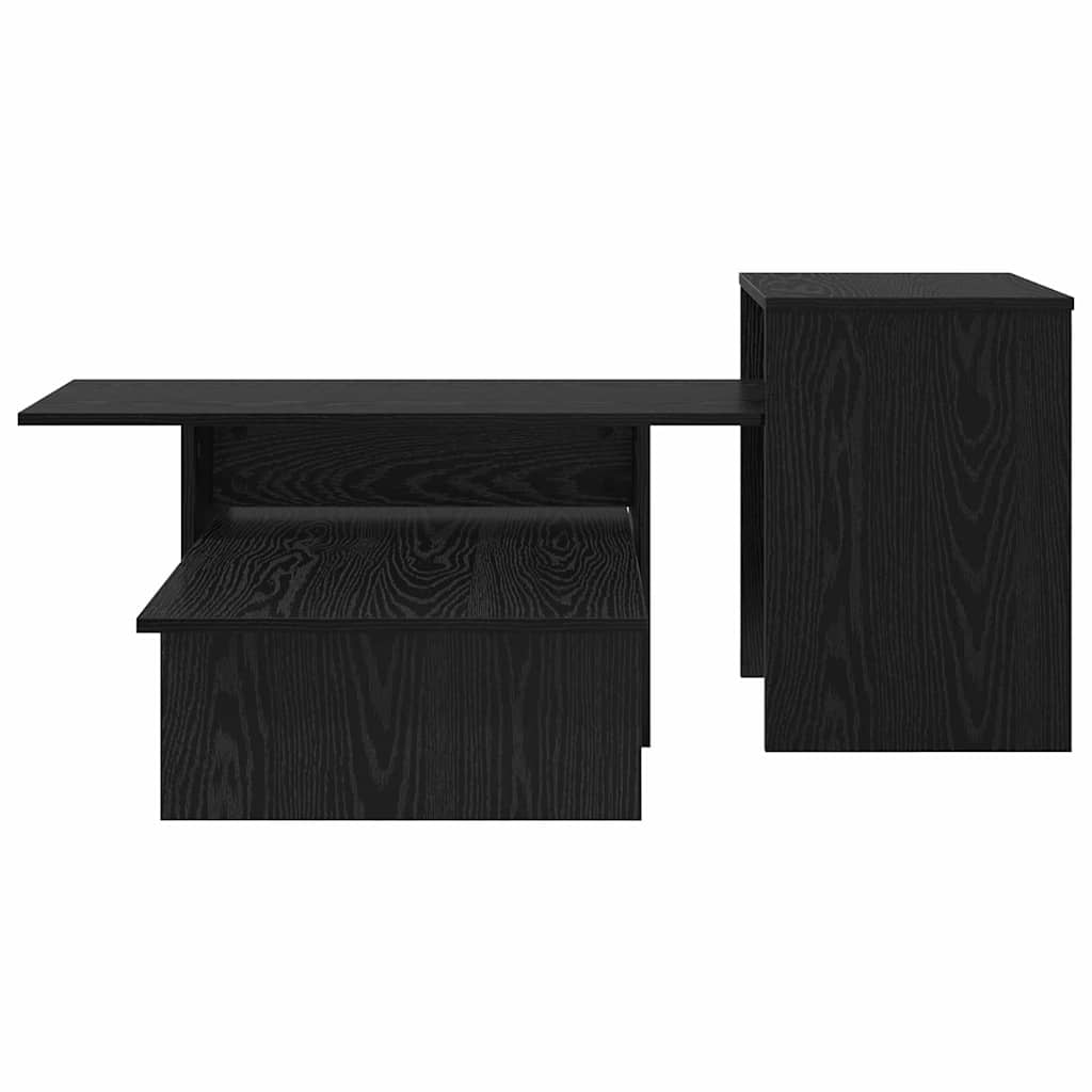 Table console Chêne noir 80 x 50 x 225 cm Bois d'ingénierie - XIOS