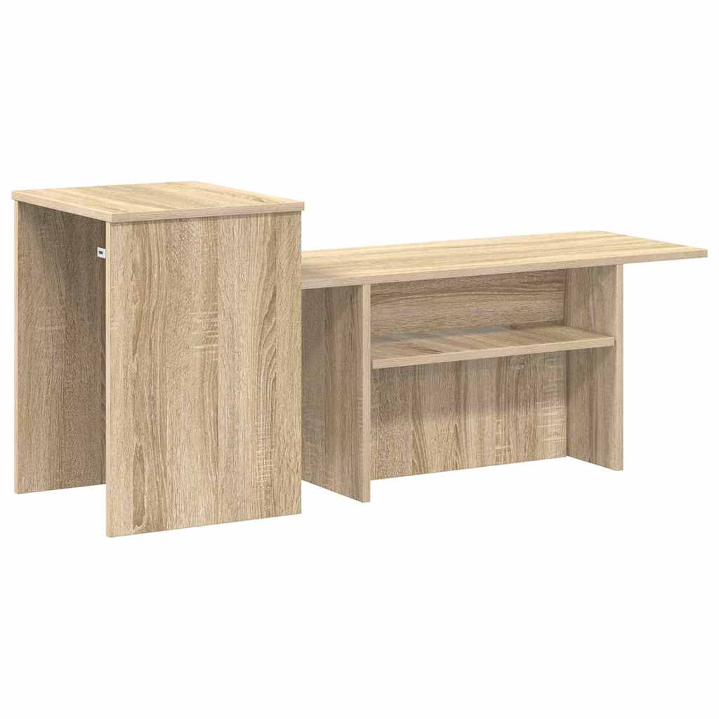 Table console Chêne Sonoma 80 x 50 x 225 cm Bois d'ingénierie - XIOS