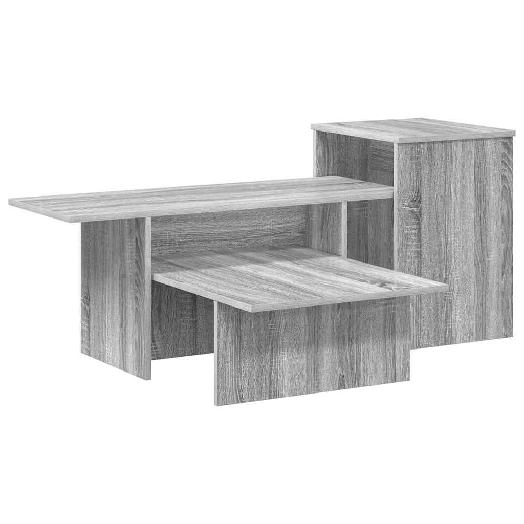 Table console Gris Sonoma 80 x 50 x 225 cm Bois d'ingénierie - XIOS