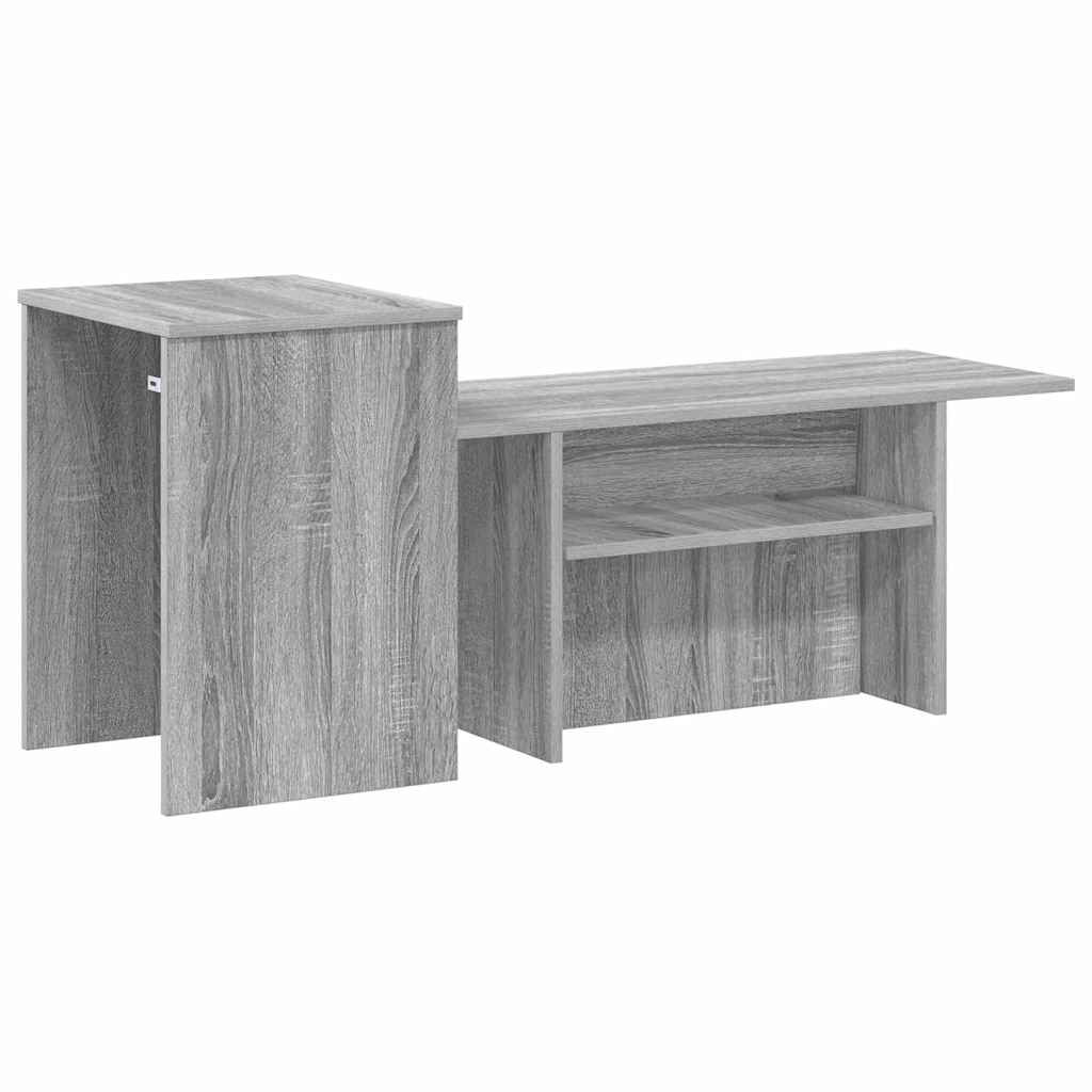 Table console Gris Sonoma 80 x 50 x 225 cm Bois d'ingénierie - XIOS